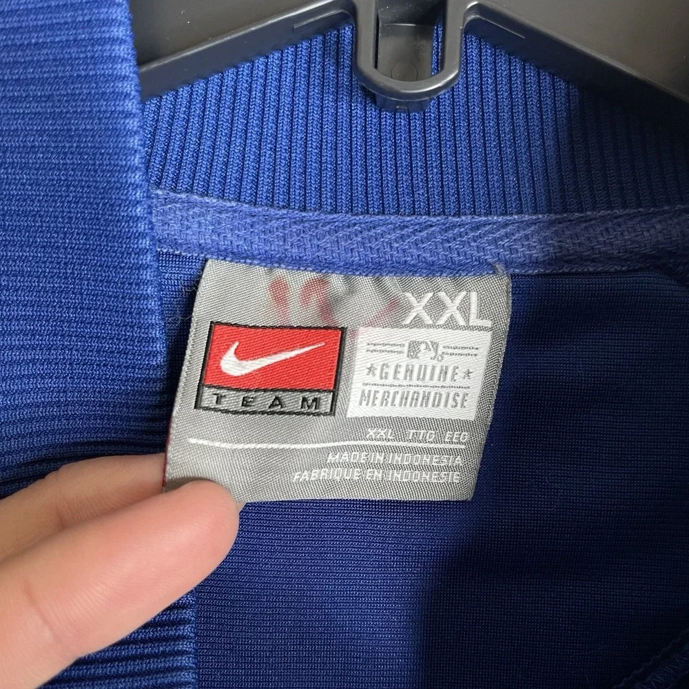 Nike MLB Baseball Los Angeles Dodgers Full Zip Track Jacket Mens XXL Blue LA